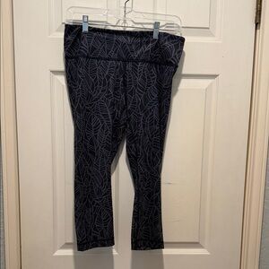 lululemon athletica Dark Leaf Print Leggings